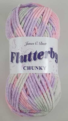 James C Brett - Flutterby Chunky - B57 Serenity